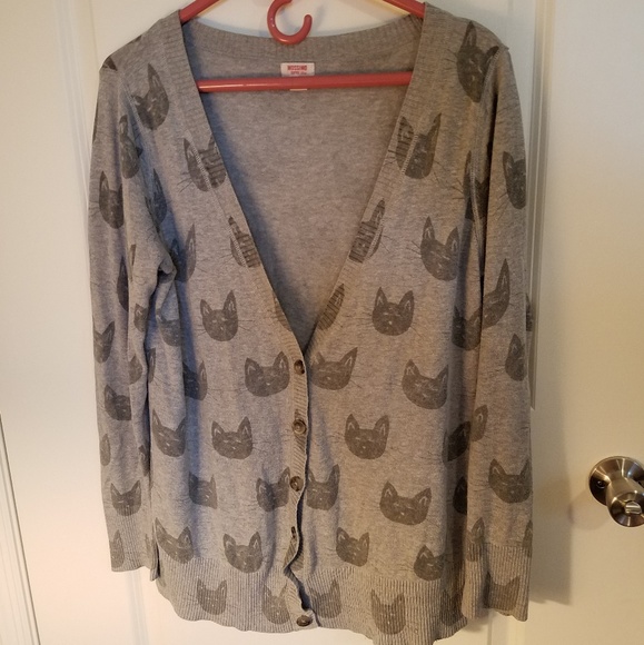 Sweaters | Grey Cat Cardigan | Poshmark